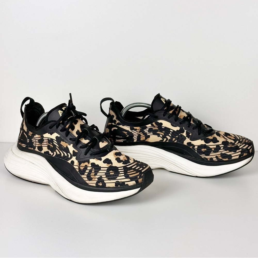 APL Leopard Print Sneakers - Black and Tan